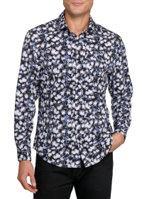 ELECTRIC BLOOM PERFORMANCE STRETCH LONG SLEEVE SHIRT