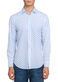 HEXAGON GEO PERFORMANCE STRETCH LONG SLEEVE SHIRT