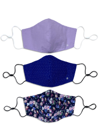 FLORAL CONE MASK 3-PACK