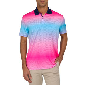 DOTTED SHORT SLEEVE POLO