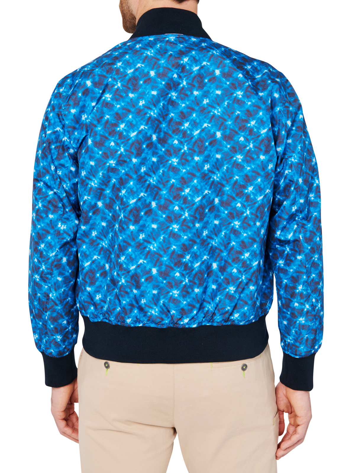 Louis Vuitton Bomber Jacket Mens Blue Dressing