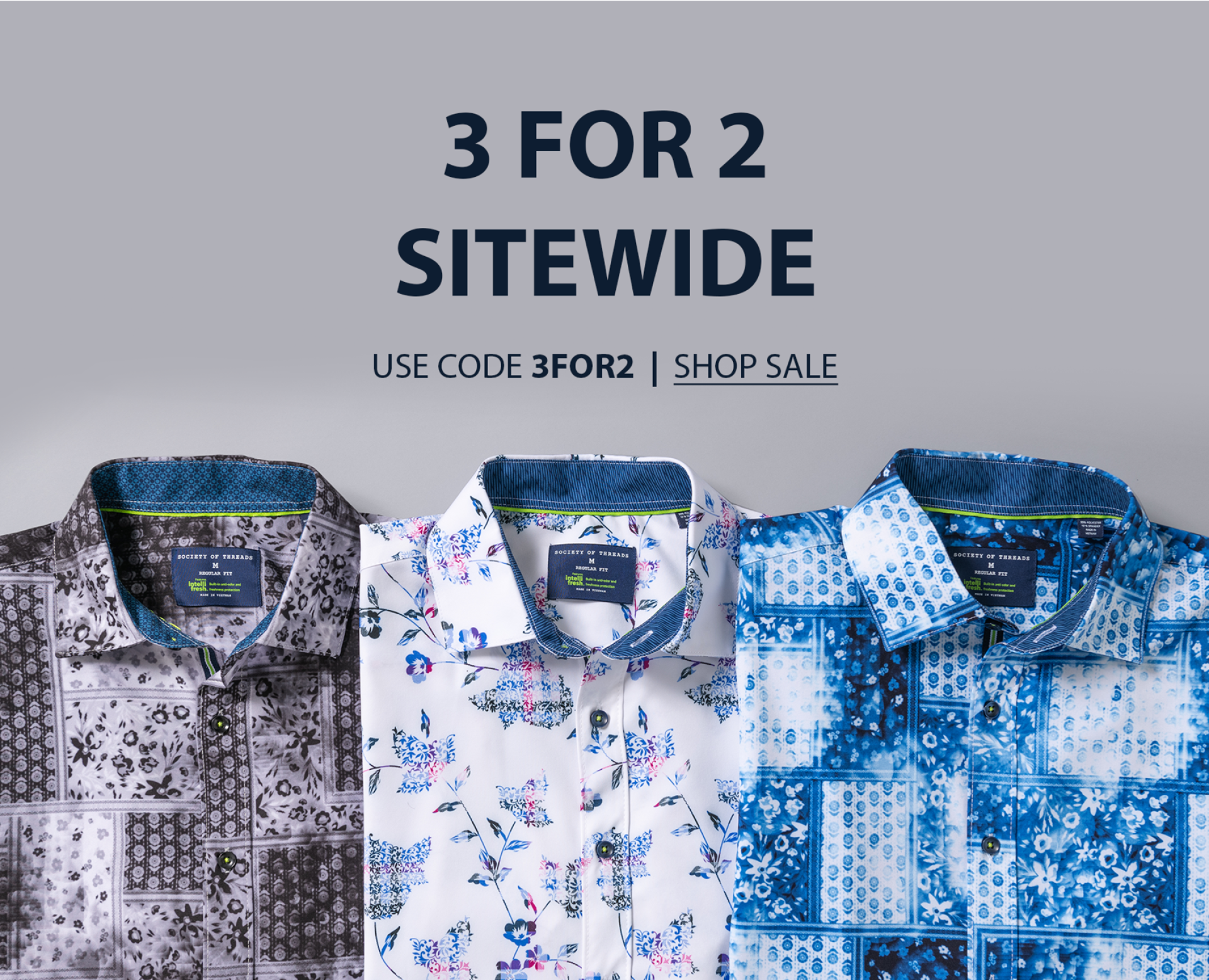 Eight-X | Designer Dress Shirts | Navy Dot Print Short Sleeve Shirt Navy / M